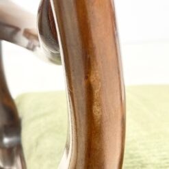 Chippendale stiliaus riešutmedžio krėslai su veliūru 2 vnt. kompl. 59x61x100 cm, 48 cm