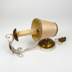 Metaliniai sieniniai šviestuvai tekstilės gaubtais 2 vnt. kompl. 19x12x36 cm