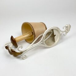 Metaliniai sieniniai šviestuvai tekstilės gaubtais 2 vnt. kompl. 19x12x36 cm