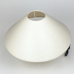 Stalinis stiklinis šviestuvas šviesiu tekstilės gaubtu 41x41x33 cm