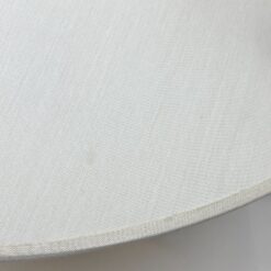 Stalinis stiklinis šviestuvas šviesiu tekstilės gaubtu 41x41x33 cm