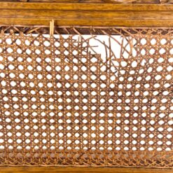 Ąžuolinės drožinėtos kėdės su ratanu 8 vnt. kompl. 47×47,5×97,5 cm, 47 cm