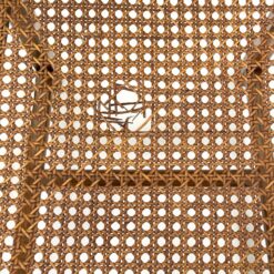 Ąžuolinės drožinėtos kėdės su ratanu 8 vnt. kompl. 47×47,5×97,5 cm, 47 cm