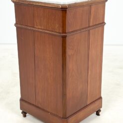 Raudonmedžio spintelė marmuriniu stalviršiumi 42x44x80 cm