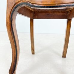 Drožinėtos riešutmedžio kėdės su ratanu 6 vnt. kompl. 50x46x105 cm, 47 cm