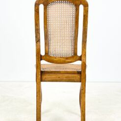 Drožinėtos riešutmedžio kėdės su ratanu 6 vnt. kompl. 50x46x105 cm, 47 cm