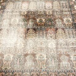 Rankų darbo kilimas iš šilko ir medvilnės 313x241x0,3 cm