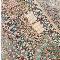 Rankų darbo kilimas iš šilko ir medvilnės 313x241x0,3 cm