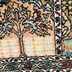 Rankų darbo kilimas iš šilko ir medvilnės 313x241x0,3 cm