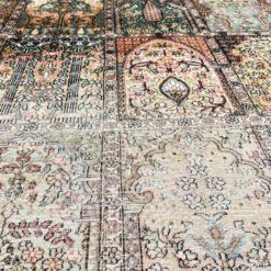 Rankų darbo kilimas iš šilko ir medvilnės 313x241x0,3 cm