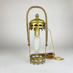 Pastatomas arba pakabinamas žalvarinis šviestuvas iš bažnytinio žibinto 8,5x11x30 cm