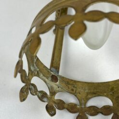 Pastatomas arba pakabinamas žalvarinis šviestuvas iš bažnytinio žibinto 8,5x11x30 cm