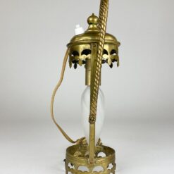 Pastatomas arba pakabinamas žalvarinis šviestuvas iš bažnytinio žibinto 8,5x11x30 cm