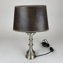 Stalinis metalinis šviestuvas eko odos gaubtu 16x27x39,5 cm