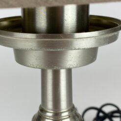 Stalinis metalinis šviestuvas eko odos gaubtu 16x27x39,5 cm