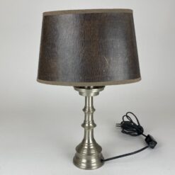 Stalinis metalinis šviestuvas eko odos gaubtu 16x27x39,5 cm