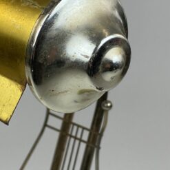 Stalinis reguliuojamas metalinis šviestuvas su lyros figūra 29x39x44 cm