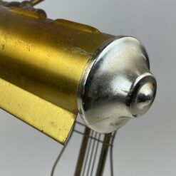 Stalinis reguliuojamas metalinis šviestuvas su lyros figūra 29x39x44 cm