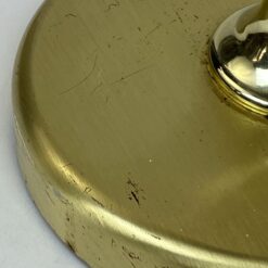 Stalinis reguliuojamas metalinis šviestuvas su lyros figūra 29x39x44 cm