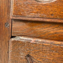 Senovinė ąžuolinė trijų stalčių komoda 77x141x97 cm