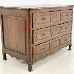 Senovinė ąžuolinė trijų stalčių komoda 77x141x97 cm