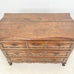 Senovinė ąžuolinė trijų stalčių komoda 77x141x97 cm