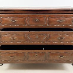 Senovinė ąžuolinė trijų stalčių komoda 77x141x97 cm