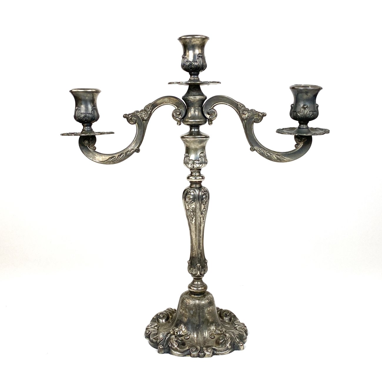 DR0273-zvakides-0 Metalinė trijų šakų žvakidė 16x40x46 cm