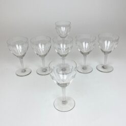 Stiklinės taurės po 240 ml 7 vnt. komplektas 9x9x16,5 cm