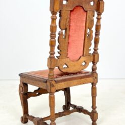 Senovinės drožinėtos ąžuolinės kėdės restauracijai 6 vnt. kompl. 54x51x107,5 cm, 45 cm