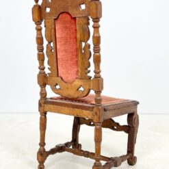 Senovinės drožinėtos ąžuolinės kėdės restauracijai 6 vnt. kompl. 54x51x107,5 cm, 45 cm