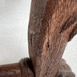 Senovinės drožinėtos ąžuolinės kėdės restauracijai 6 vnt. kompl. 54x51x107,5 cm, 45 cm