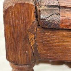 Senovinės drožinėtos ąžuolinės kėdės restauracijai 6 vnt. kompl. 54x51x107,5 cm, 45 cm