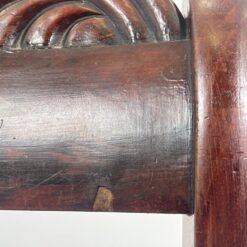 Raudonmedžio kėdės su eko oda 2 vnt. komplektas 52x44x89 cm, 47 cm