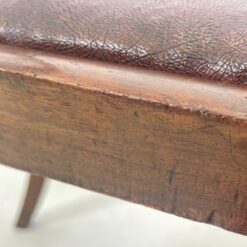 Raudonmedžio kėdės su eko oda 2 vnt. komplektas 52x44x89 cm, 47 cm