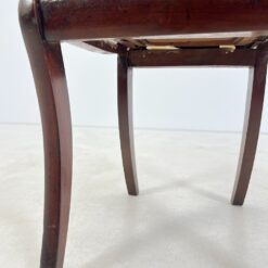 Raudonmedžio kėdės su eko oda 2 vnt. komplektas 52x44x89 cm, 47 cm