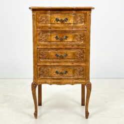 Ąžuolinė keturių stalčių spintelė 39×51,5×91,5 cm