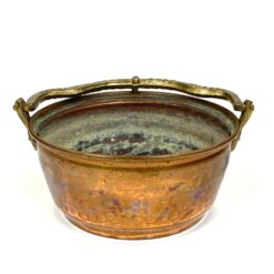 Varinis kibirėlis su žalvarine rankena 15×17,5×8,5 cm