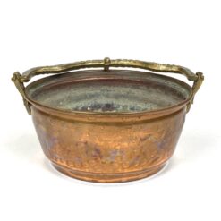 Varinis kibirėlis su žalvarine rankena 15×17,5×8,5 cm