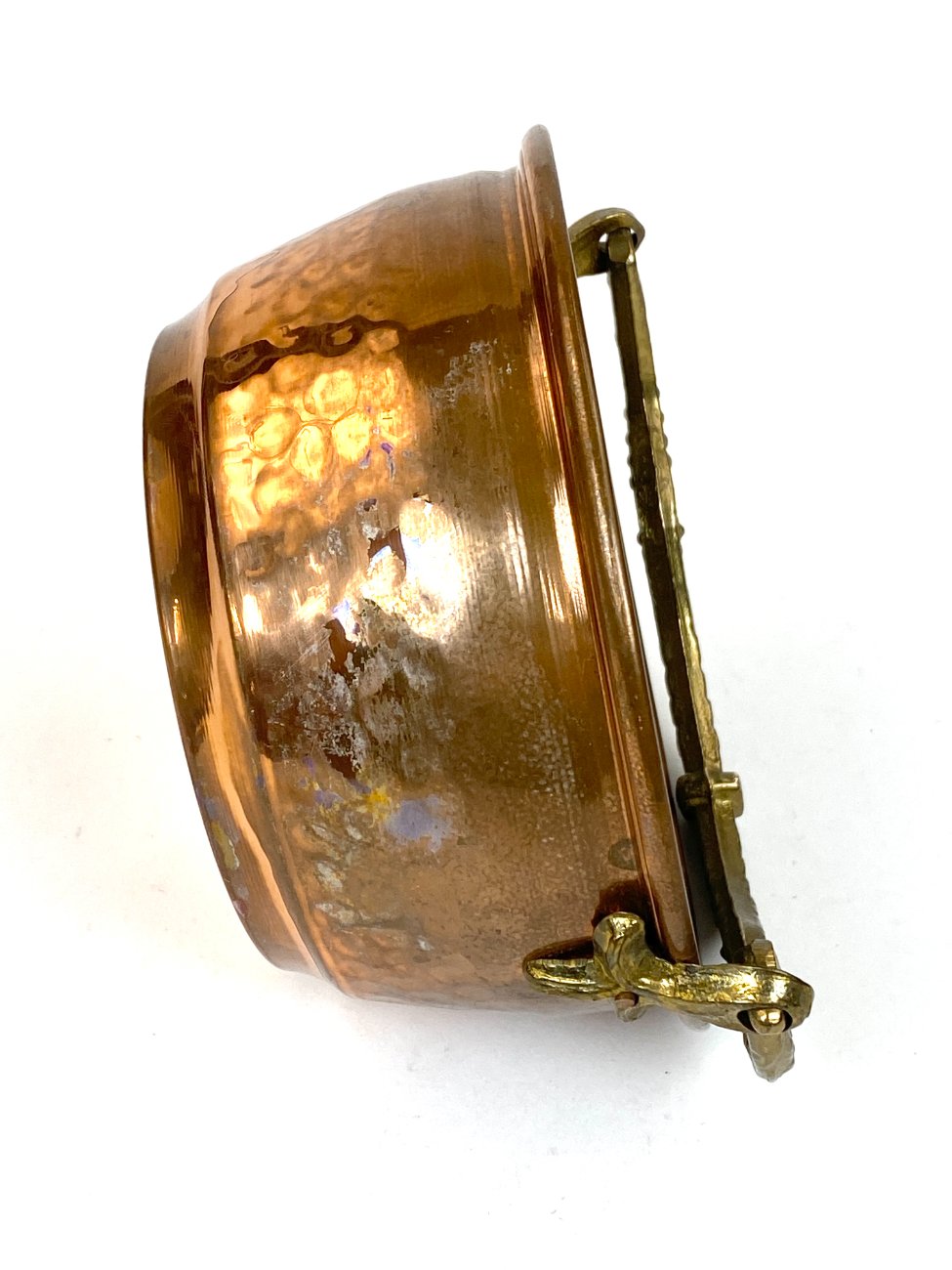 DR0286-metaliniai-indai-5 Varinis kibirėlis su žalvarine rankena 15×17,5×8,5 cm