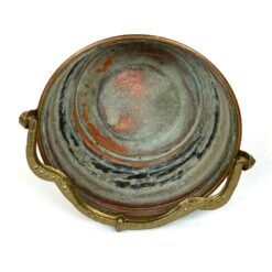 Varinis kibirėlis su žalvarine rankena 15×17,5×8,5 cm