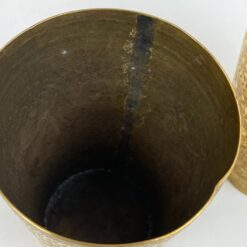 Žalvarinės indiškų motyvų stiklinės po 500 ml 2 vnt. komplektas 9x9x13 cm