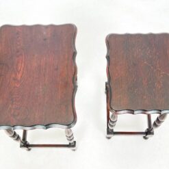 Mediniai lizdiniai staliukai 2 vnt. komplektas 31,5x43x53 cm