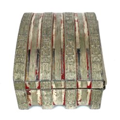 Japoniško stiliaus metalinė dėžutė 7x9x4,5 cm