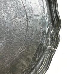 Dekoratyvinė alavinė lėkštė 24,5x24x2 cm