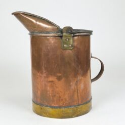 Varinė ąsočio formos skėtinė su žalvario detalėmis 35x27x36,5 cm