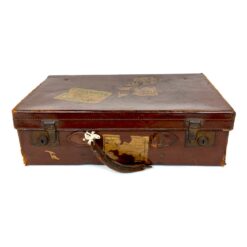 Senovinis odinis lagaminas restauracijai 34,5x56x17 cm