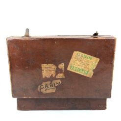Senovinis odinis lagaminas restauracijai 34,5x56x17 cm