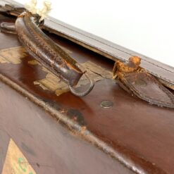 Senovinis odinis lagaminas restauracijai 34,5x56x17 cm