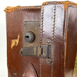 Senovinis odinis lagaminas restauracijai 34,5x56x17 cm